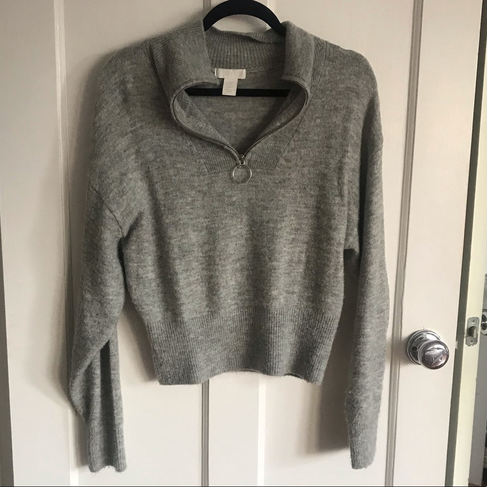 3/4 zip sweater